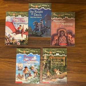 Magic Tree House Books 1-4, 6